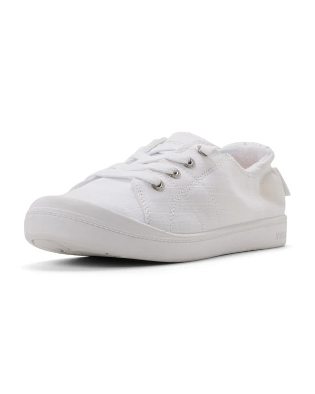 Roxy Women's Bayshore III Shoe, White, 5 UK