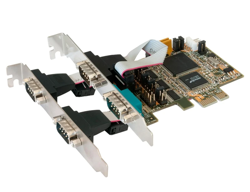 EX-44064 PCI Express x1 Card 4X Serial RS-232