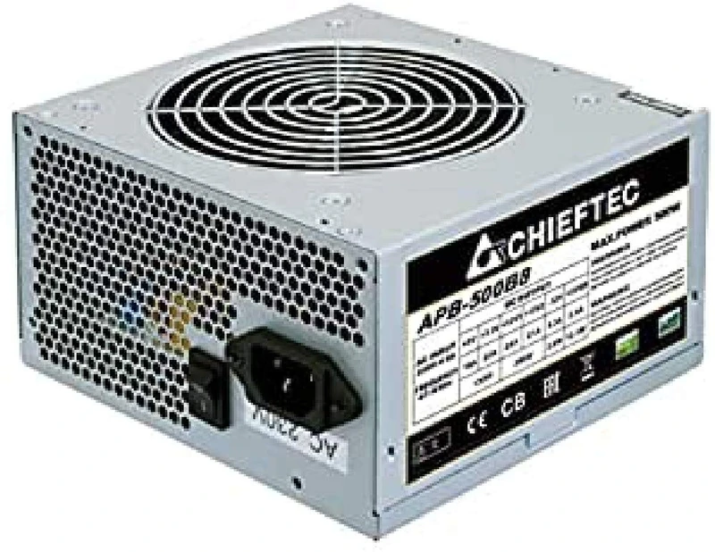 Chieftec APB-500B8 500 W ATX 12/230 V 2.3 PSII Active PFC Power Supply Unit - Silver