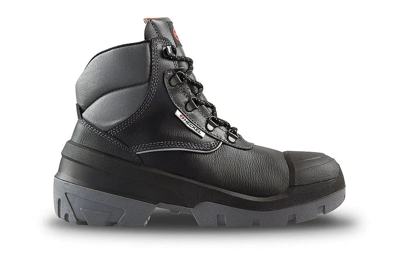Heckel 6391345 XXL Alpha PRO Safety Boots, Size 45 Work Shoes, Black, 11