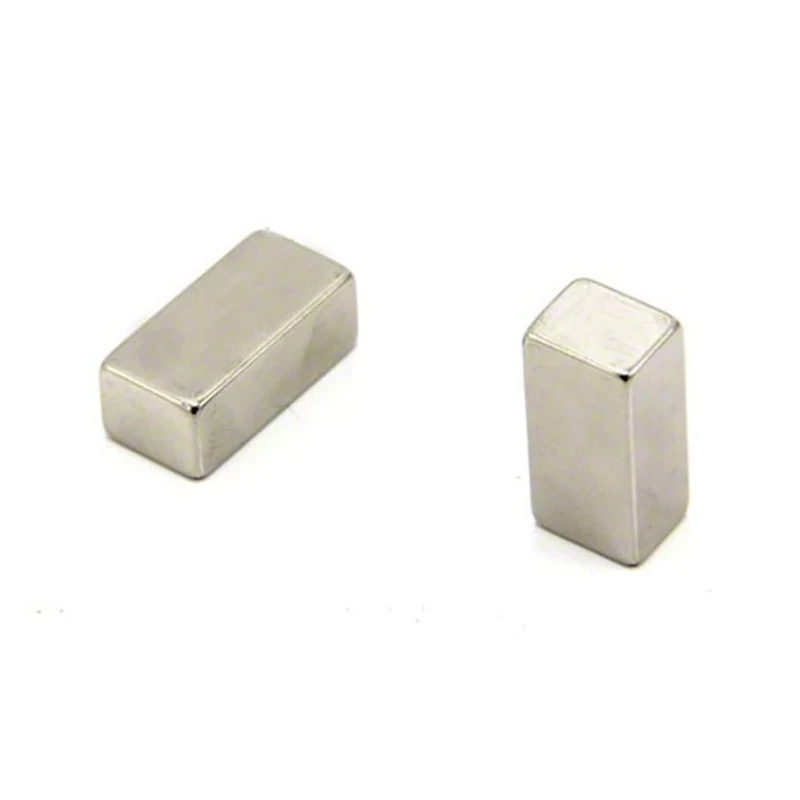 N42 Neodymium Magnet for Arts, Crafts, Model Making, DIY, Hobbies, Office and Home - 10mm x 8mm x 21mm thick - 4.5kg Pull - Pack of 20
