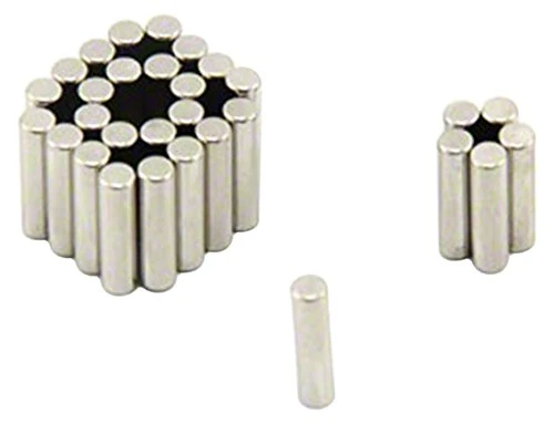 Diametrically Magnetised N42 Neodymium Magnet for Arts, Crafts, Model Making, DIY, Hobbies, Office, and Home - 3mm dia x 12mm thick - Pack of 200