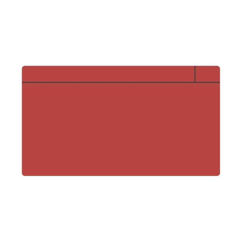 MagFlex® Large Magnetic Scrumboard Magnet with Gloss Red Dry-Wipe Surface for Creating Removable and Changeable Labels - 140mm x 80mm x 0.85mm - Pack of 50