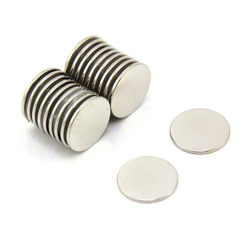 N42 Neodymium Magnet for Arts, Crafts, Model Making, DIY, Hobbies, Office and Home - 15mm dia x 1mm thick - 1.1kg Pull - Pack of 200