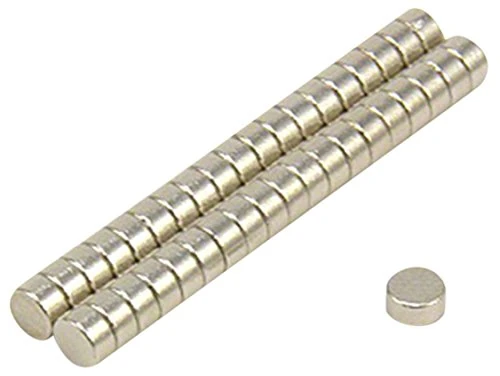 Samarium Cobalt Magnet for Manufacturing, Motor Engineering, Guitar Pickups and High Temperature Applications - 4mm dia x 2mm thick - 0.32kg Pull - Pack of 200