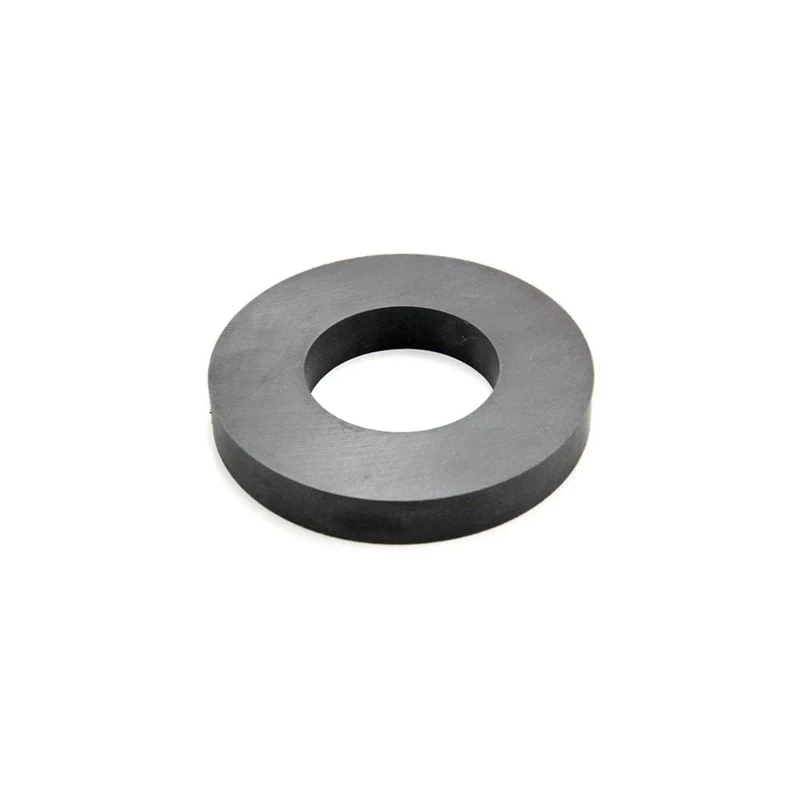 Magnet Expert® 102mm O.D. x 51mm I.D. x 15mm thick Y30BH Ferrite Ring Magnet - 9kg Pull ( Pack of 10 )