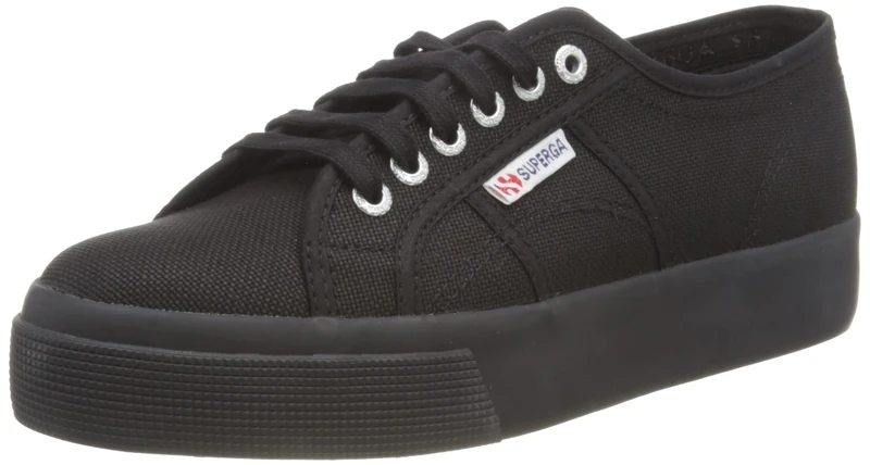 Superga Women's 2730-cotu Gymnastics Shoes, Black Full Black 996, 8 UK