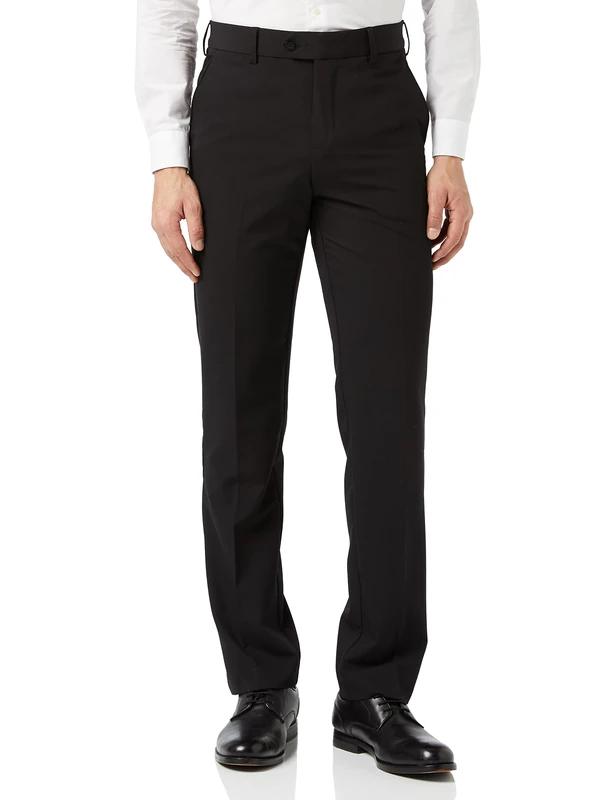 Farah Classic Men's Roachman Trousers, Black, 46W 29L UK