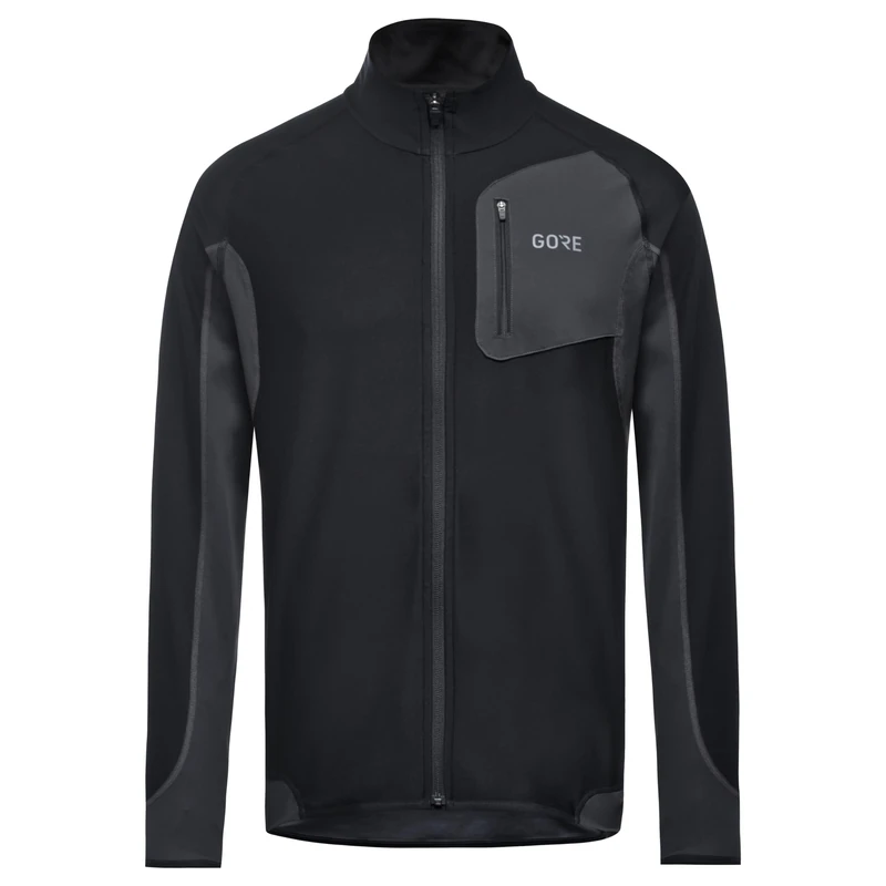 GORE WEAR Mens R3 Shirt, Black/Terra Grey, XL EU