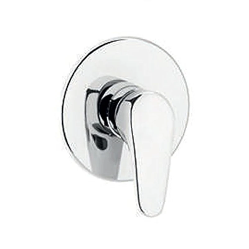 ERCOS | Concealed Shower Mixer without Diverter Plate + Lever, Chrome - Image 1