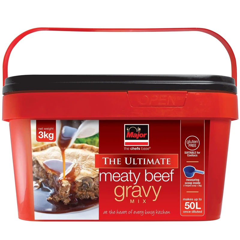 Major Gluten Free Meaty Beef Gravy Mix - 1x3kg