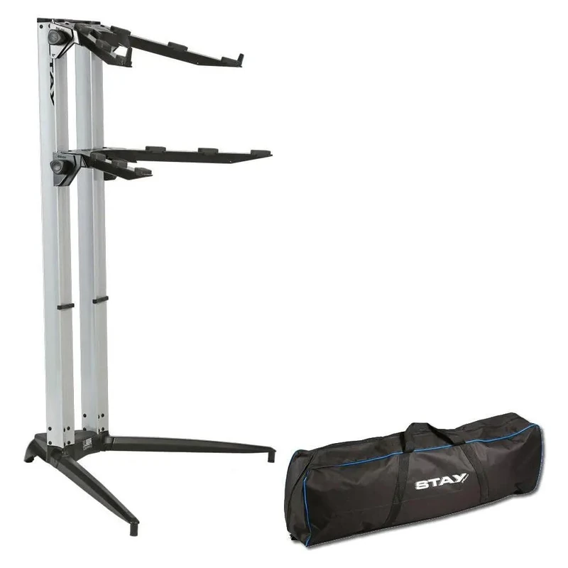 STAY - 2 Tier Piano Standing Stand - Silver