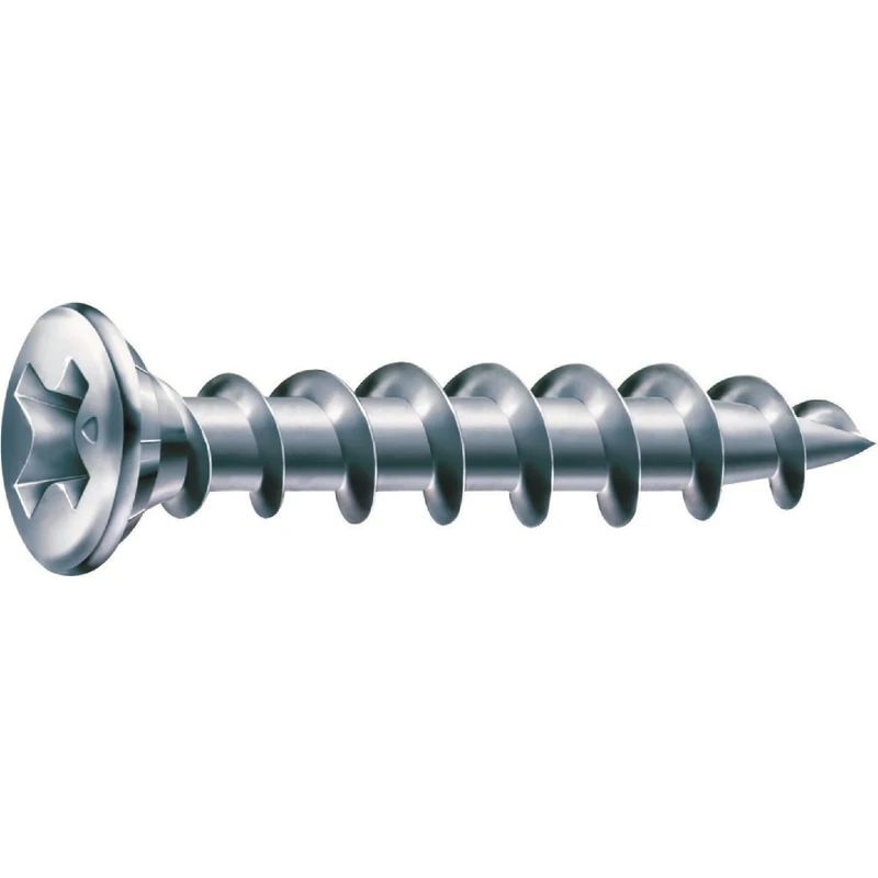 SPAX 1411010400355 FEX-KS Window Screws 4.0 mm x 35 mm PH2 Silver (Pack of 1000)