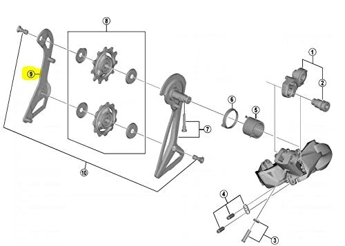 Shimano Spares RD-R9150 inner plate