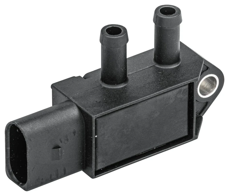 HELLA 6PP 009 409-161 Sensor, exhaust pressure - 3-pin connector - Bolted