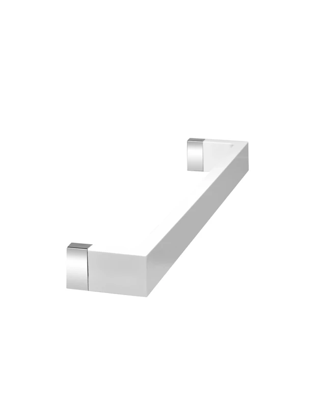 Kartell Rail Plastic Towel Holder, White, 45 x 7.5 x 4 cm
