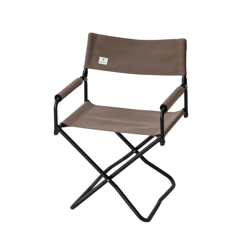 Snow Peak Folding Chair, Grey, alluminium alloy and canvas foldable chair for camping & outdoors
