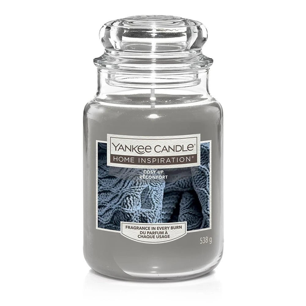 Yankee Candle Home Inspiration Large Jar Cosy Up - Color: Grey