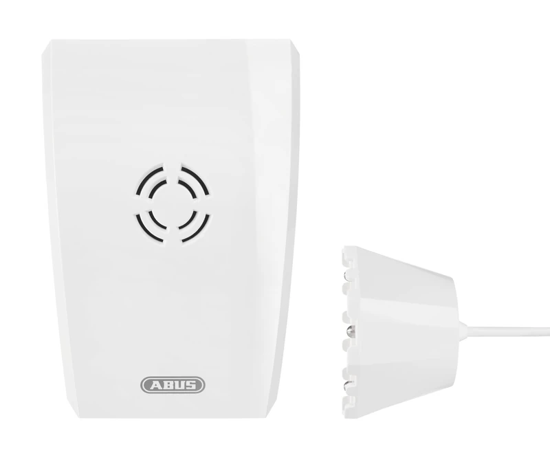 ABUS Smartvest Wireless Water Detector FUWM35000A - Floor Sensor for Detection of Liquids and Protection against Water Damage - White - 76916