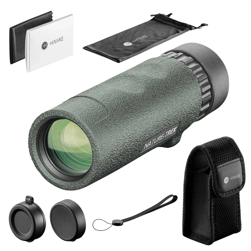Hawke Nature-Trek 10x25 Monocular - Green