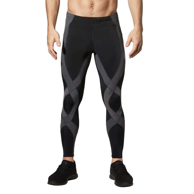 CW-X Men's Endurance Generator Joint and Muscle Support Compression Tight Black/Dark Grey