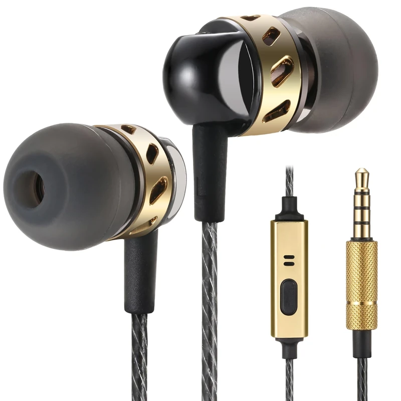 Betron AX5 Wired In-Ear Earphones - Deep Bass with Mic - Image 1