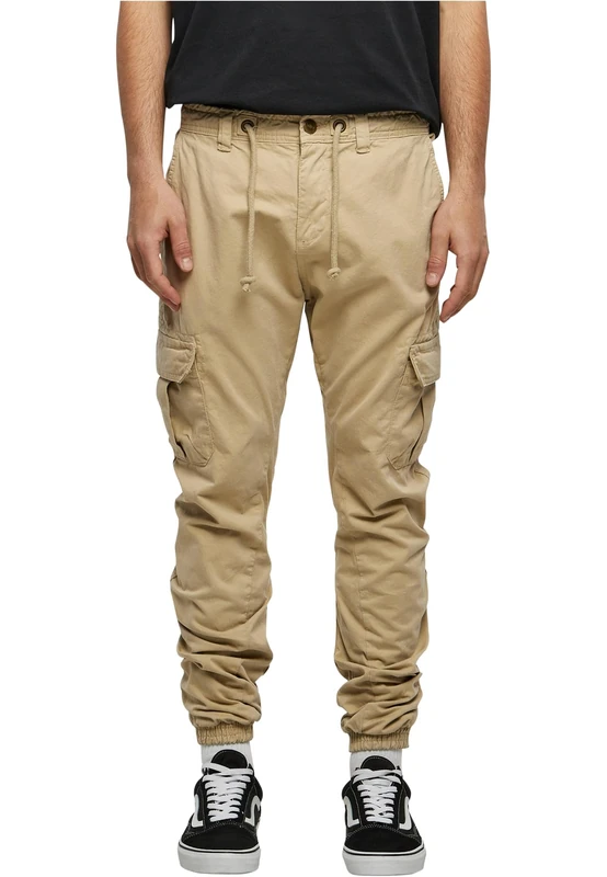 Urban Classics Men's Cargo Jogging Pants Trousers, Beige (Sand), 4XL