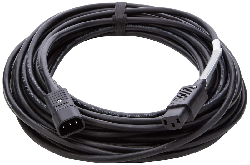 Premium IEC Kettle Extension Lead C13 to C14 Long Flexible Mains Power Cable (15 m)