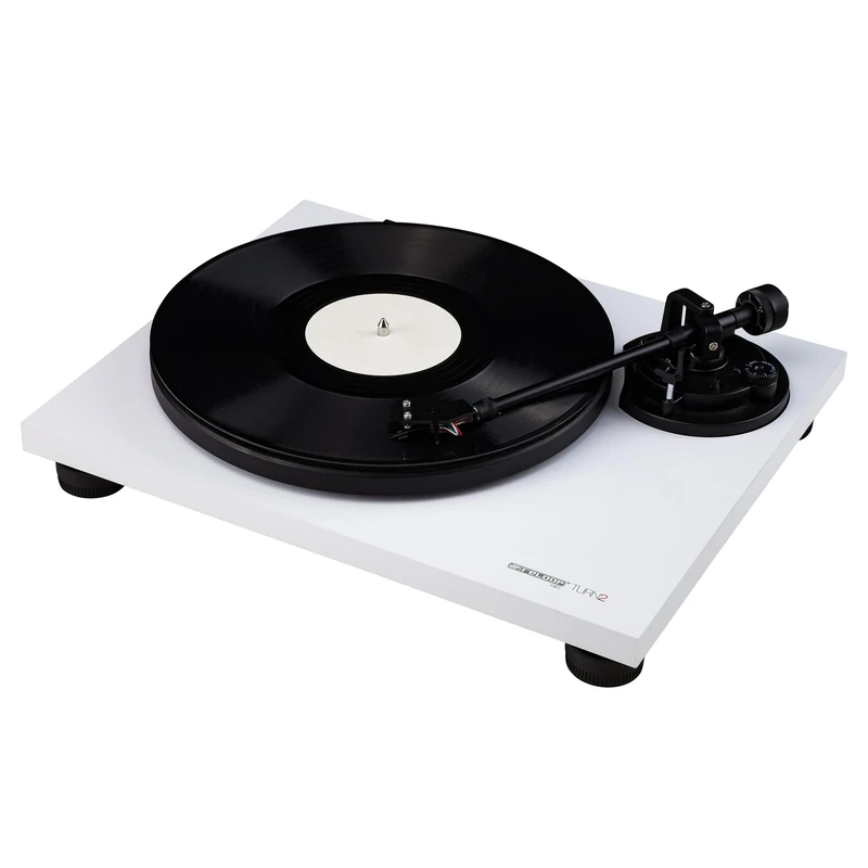 Reloop Turn 2 Analog HiFi Turntable with Ortofon OM10 Cartridge (White)