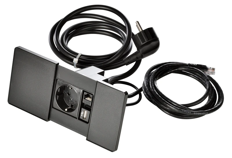 Kopp Versapad 939621017 Flush-Mounted Socket IP20 3400 W Black