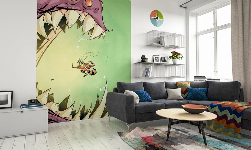 Komar 017-DVD2 Rocket vs Monster Wallpaper, Assorted Colours