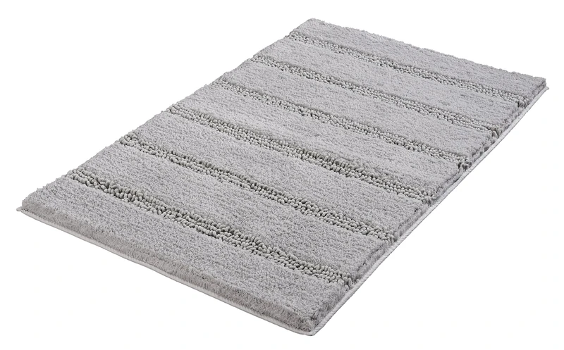 Kleine Wolke "Monrovia Bath Rug, Polyester, Grey, 70 x 120 x 2.5 cm - Image 1