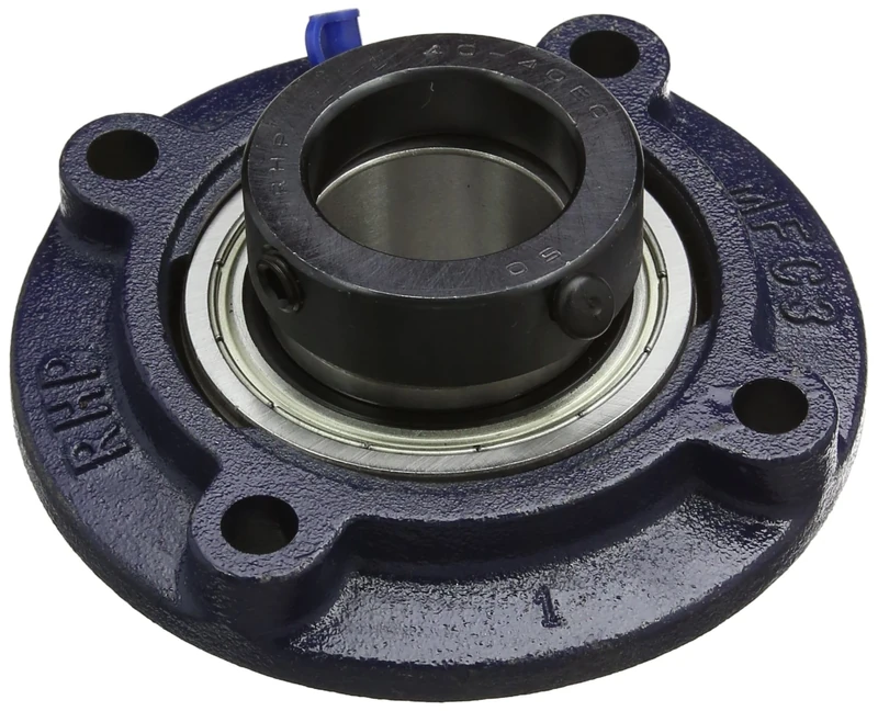 RHP MFC40 MFC Self Lube Cast Iron Four Bolt Round Flange Bearing Unit, 49.20mm x 40mm Ø