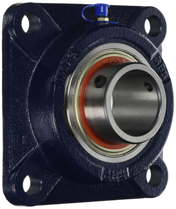 RHP SF40 Self Lube Cast Iron Four Bolt Square Flange Bearing Unit, 40mm Ø, 54.18mm Width