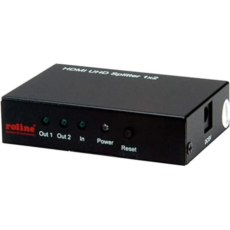 Rotronic Roline 14013585 HDMI Video Splitter 4 K, 2fach, black
