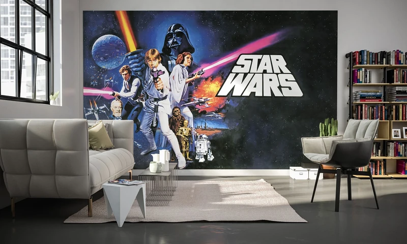Komar 026-DVD4 Star Wars Poster Classic 1 Wallpaper, Assorted Colours