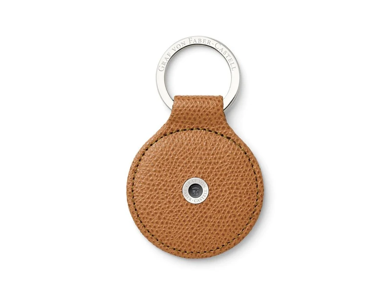 Graf von Faber-Castell Epsom Keyring 5 Centimeters Brown (Cognac)