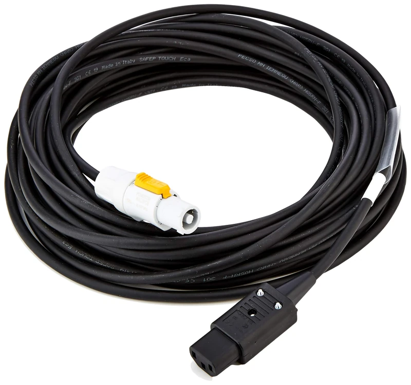 Premium IEC Kettle Lead Neutrik Powercon to C13 Long Flexible Mains Power Cable (15 m)