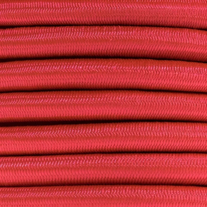 West Coast Paracord Bungee Elastic Nylon Shock Cord (1/2 Inch x 100 Feet, Red)
