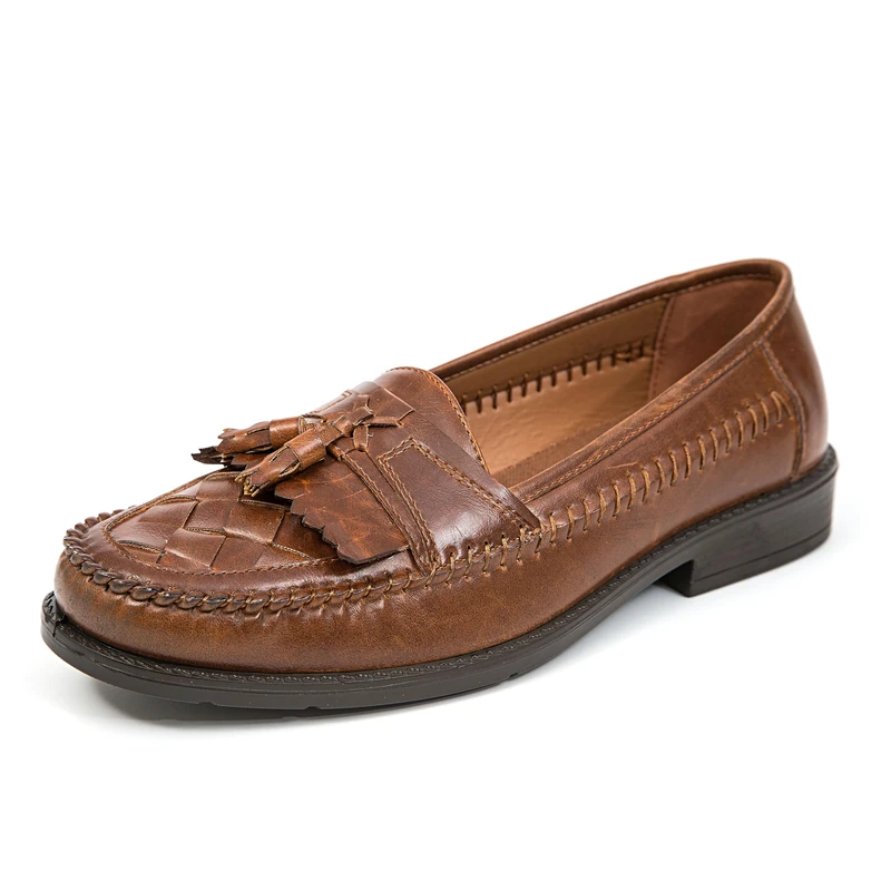 Deer Stags Men's Herman Classic Dress Comfort Kiltie Tassel Loafer