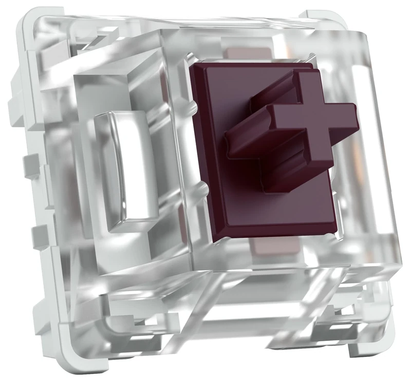 GLORIOUS Gaming 120x Kailh Mechanical Keyboard Switches (Speed Copper) - Tactile & Soft, 40g Actuation Force, Speed Switches, 3-Pin Mount, SMD-LED Compatible - Kailh Copper