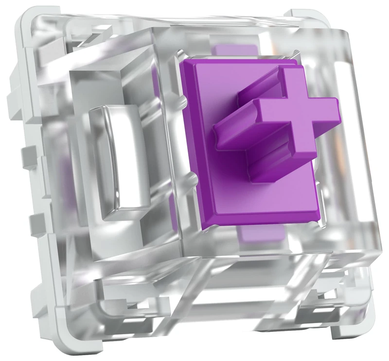 Glorious Kailh Pro Purple Mechanical Switches - 120 Pack