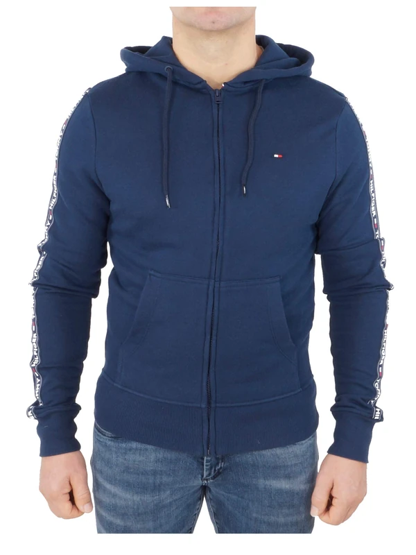 Tommy Hilfiger Men's Hoody Ls Hwk Um0um00708 Sweatshirt, Blue (Navy Blazer), S