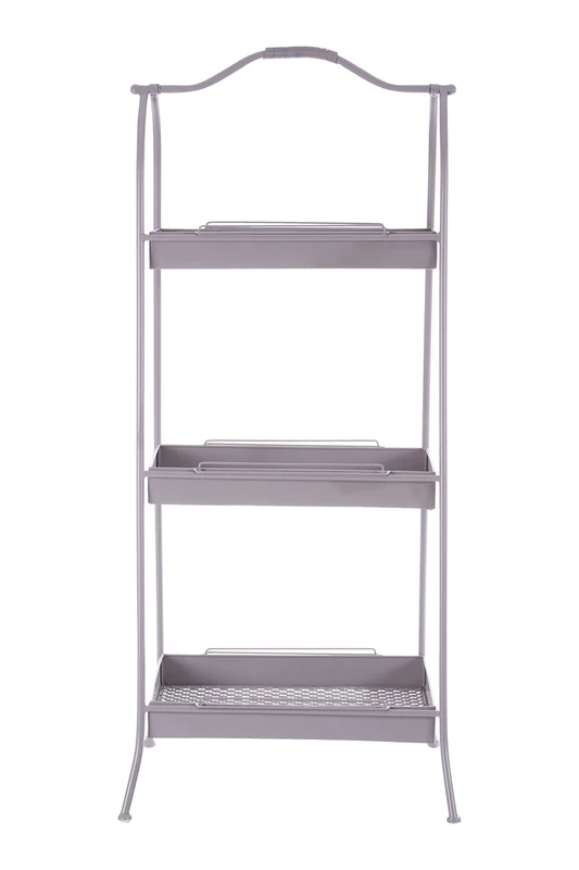 Premier Housewares Premier Housewares Lexa Storage Rack, Metal, Grey, 47 x 51 x 116 cm