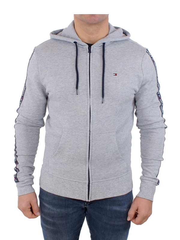 Tommy Hilfiger Men's Hoody Ls Hwk Um0um00708 Sweatshirt, Grey (Grey Heather), M