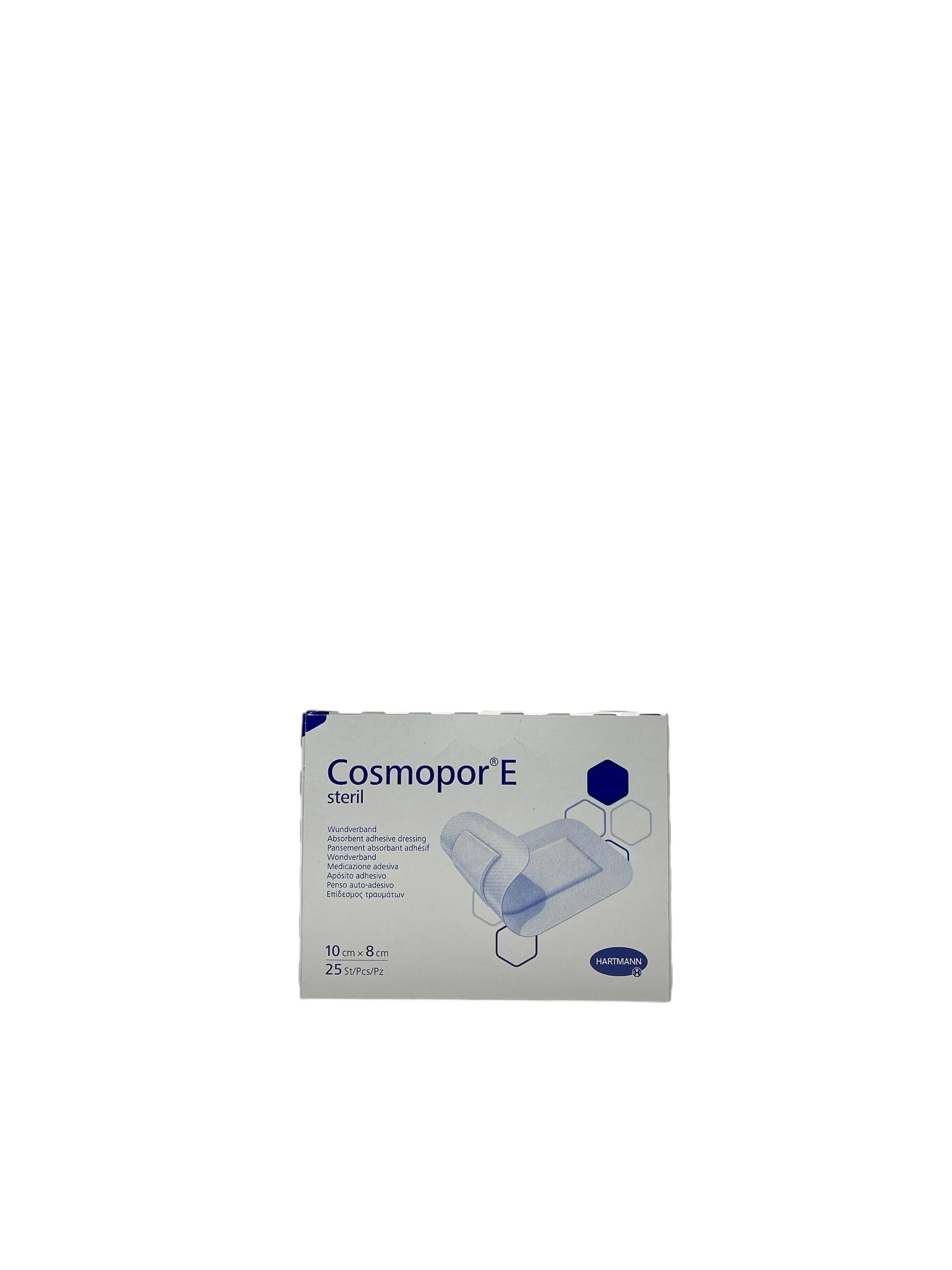 Cosmopor E- Adhesive Sterile Wound Dressing 8cm X 10cm 25'S