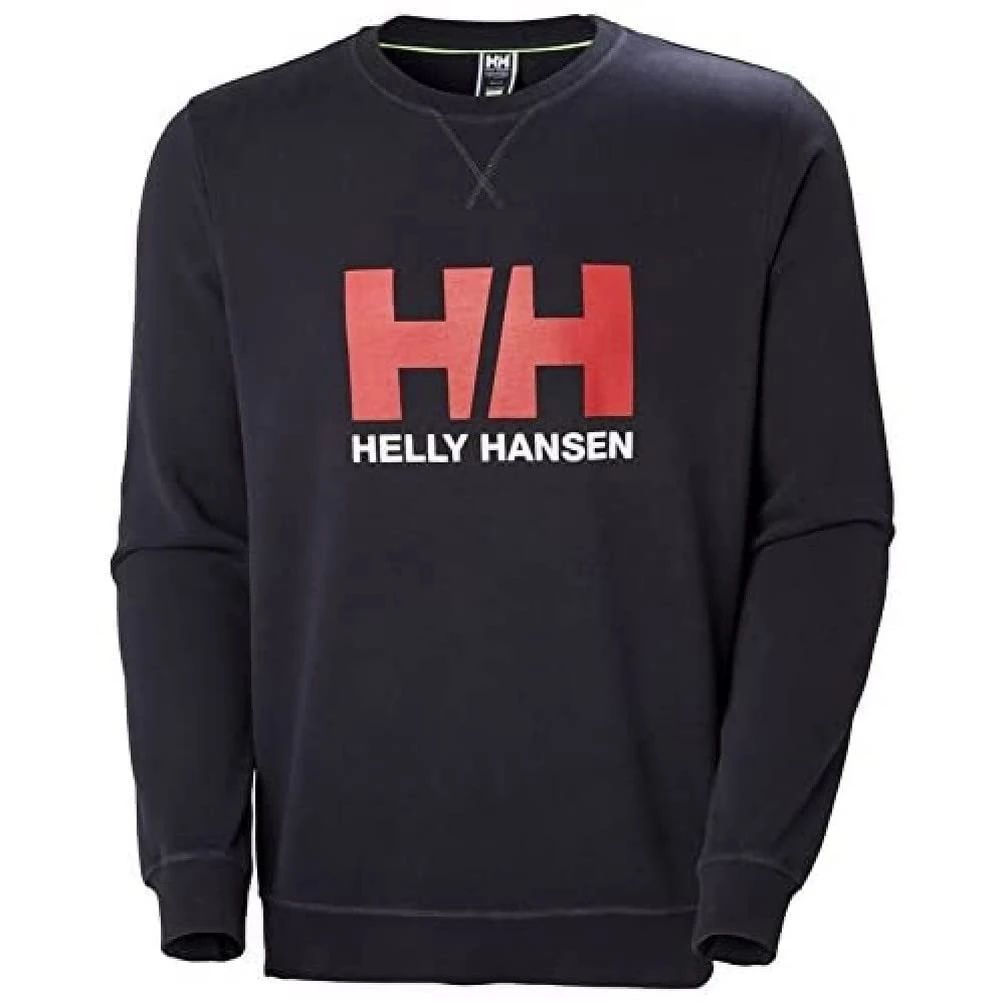 Helly Hansen Men's HH Logo Crew Sweat, Navy, M