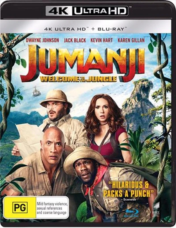 Jumanji - Welcome To The Jungle [Blu-ray] [Region B]