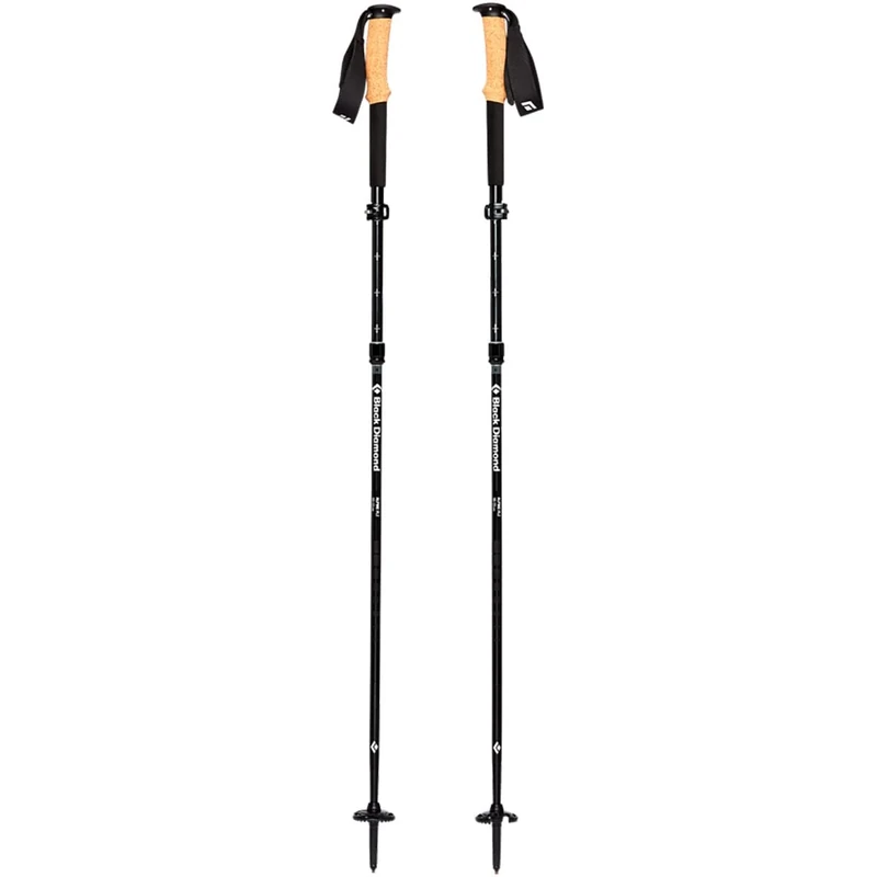 Black Diamond Unisex Alpine Flz Trekking Poles, Black, 125