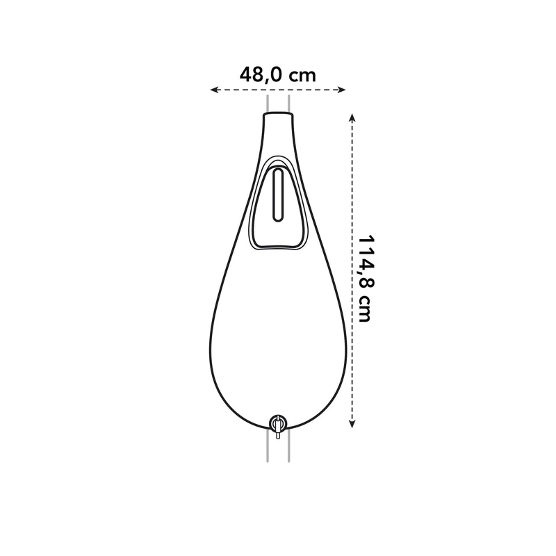 Elho pure raindrop 70L - Yellow/Ochre